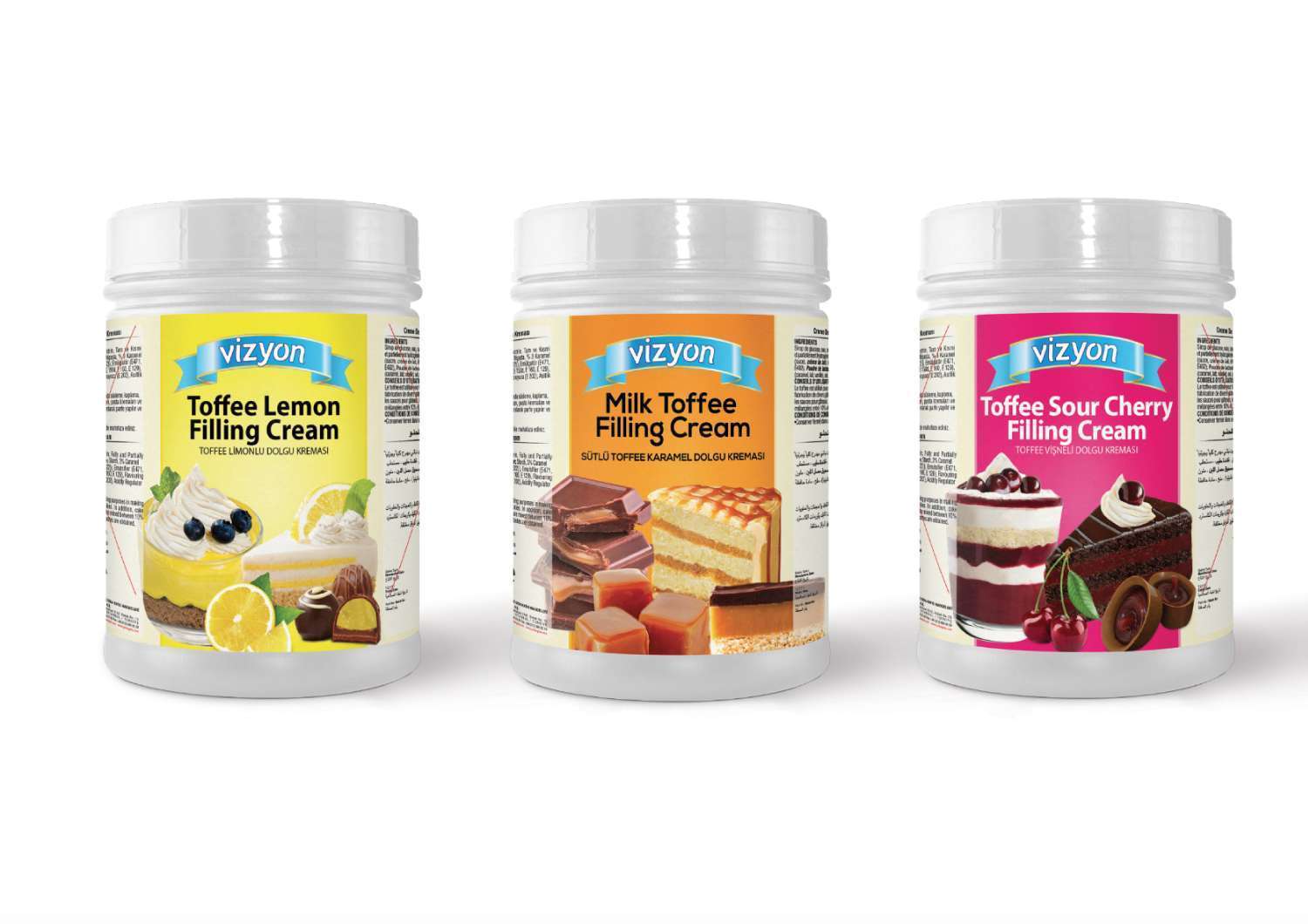 Toffee Filling cream range